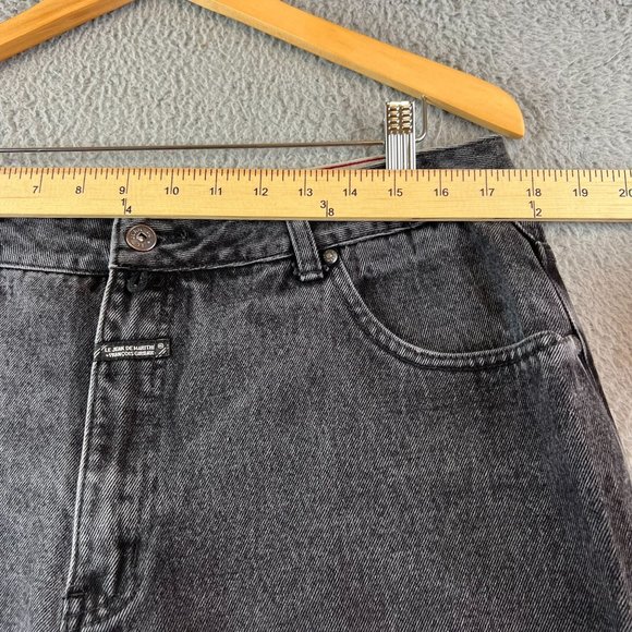 Marithe Francois Girbaud vintage Black relaxed fit jeans mens size 38M - Picture 6 of 9